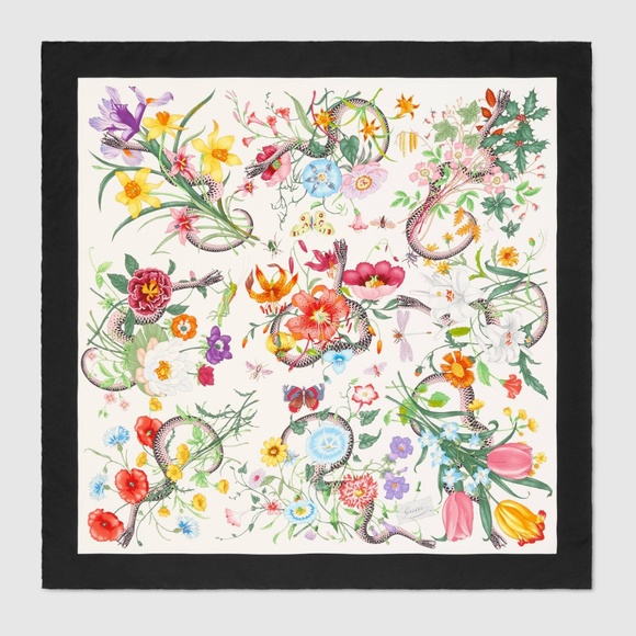 Gucci Silk Scarf - Picture 1 of 2